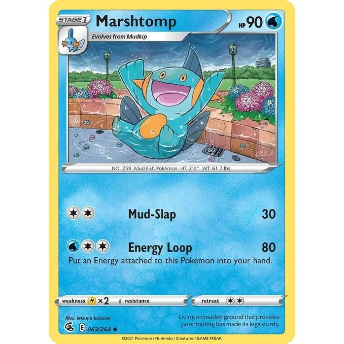 Marshtomp - Fusion Strike (Uncommon) [FST-63] English / Near Mint / Normal