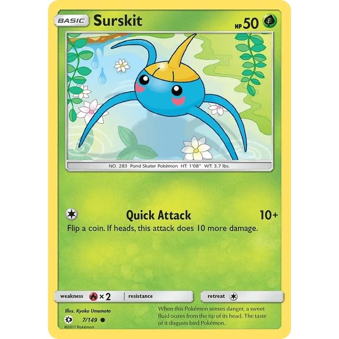 Surskit 7/149 - Sun & Moon Base Set (Engelsk / Near Mint)