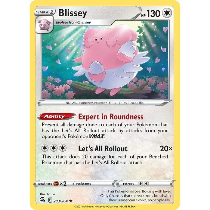 Blissey - Fusion Strike (Rare) [FST-203] English / Near Mint / Normal
