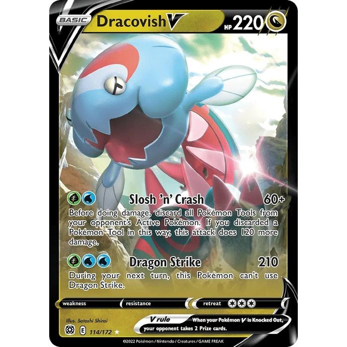 Dracovish V 114/172 [Holo] - Brilliant Stars (Engelsk / Near Mint)