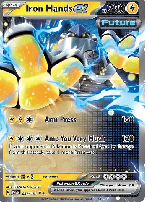 Iron Hands ex - Prismatic Evolutions (Double Rare) [PRE-31] English / Near Mint / Normal