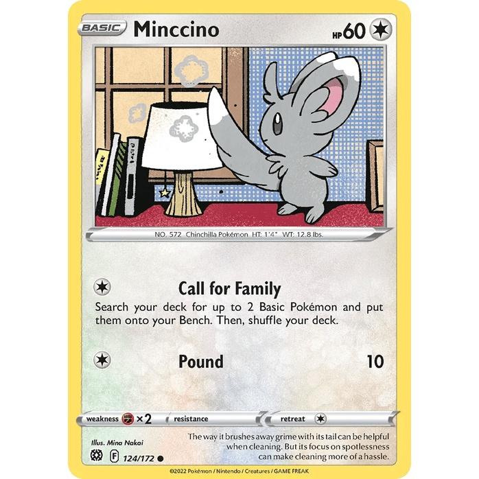 Minccino 124/172 - Brilliant Stars (Engelsk / Near Mint)