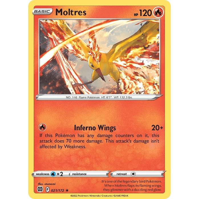 Moltres 21/172 [Holo] - Brilliant Stars (Engelsk / Near Mint)