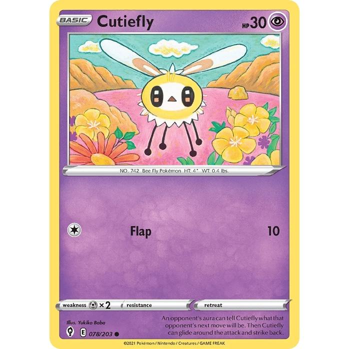 Cutiefly - Evolving Skies (Common) [EVS-78] English / Near Mint / Normal