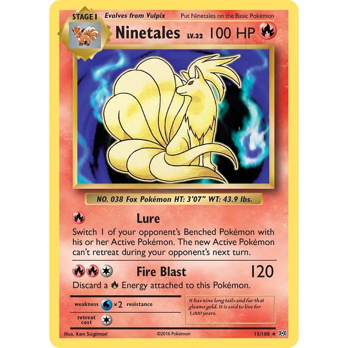 Ninetales - Evolutions (Holo Rare) [EVO-15] English / Near Mint / Normal