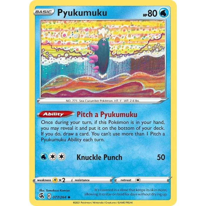 Pyukumuku - Fusion Strike (Uncommon) [FST-77] English / Near Mint / Normal