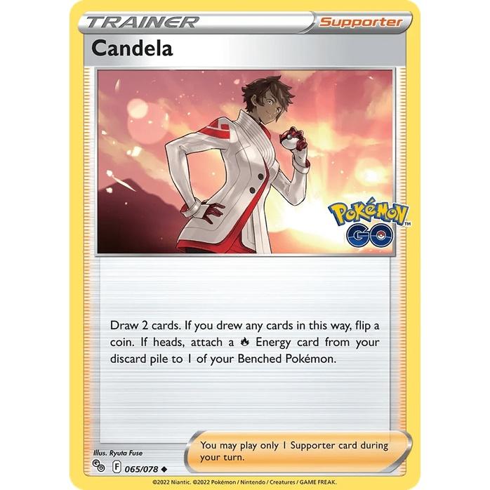 Candela - Pokémon GO (Uncommon) [PGO-65] English / Near Mint / Normal
