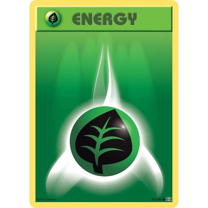 Grass Energy - Evolutions (Common) [EVO-91] English / Near Mint / Normal