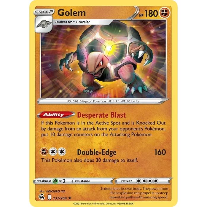 Golem - Fusion Strike (Rare) [FST-137] English / Near Mint / Normal