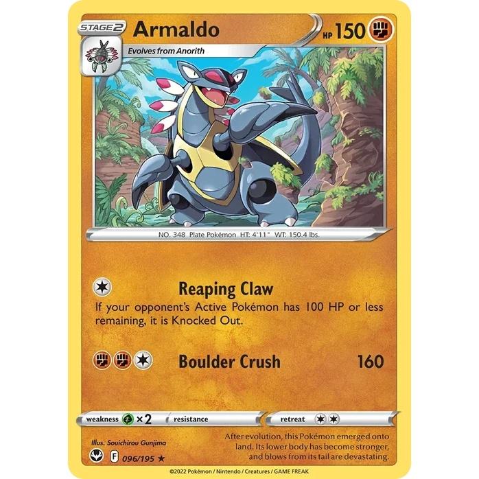 Armaldo - Silver Tempest (Rare) [SIT-96] English / Near Mint / Normal