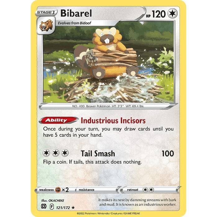 Bibarel 121/172 [Holo] - Brilliant Stars (Engelsk / Near Mint)