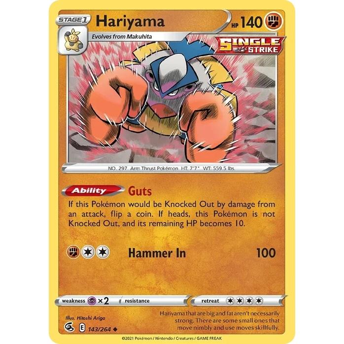 Hariyama - Fusion Strike (Uncommon) [FST-143] English / Near Mint / Normal