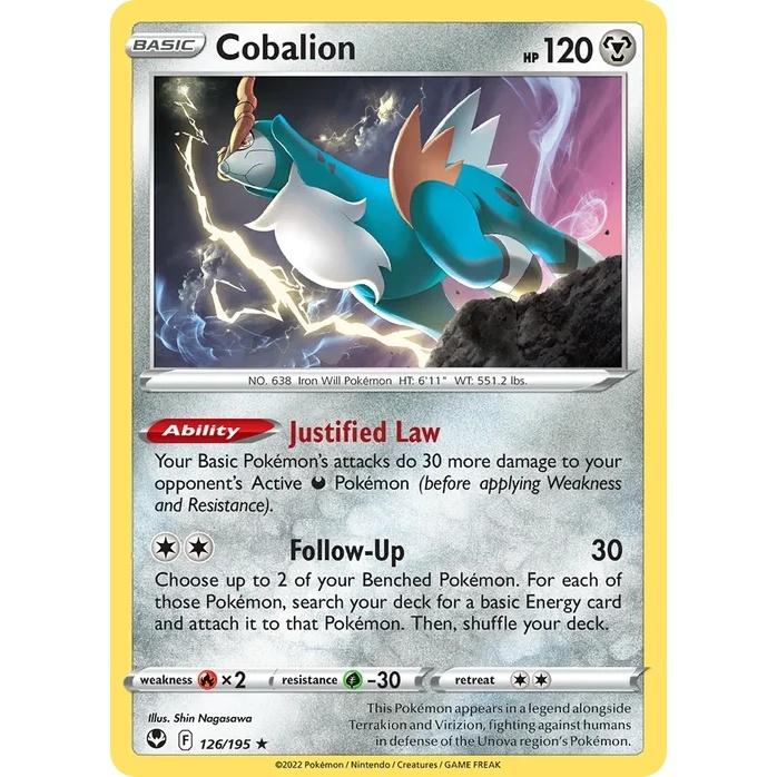 Cobalion - Silver Tempest (Rare) [SIT-126] English / Near Mint / Normal
