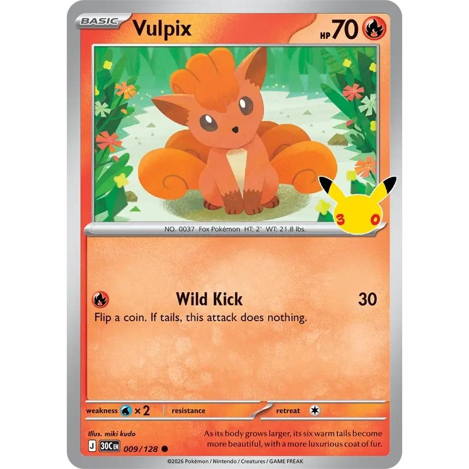 Vulpix - 30th Celebration (Common) [30C-9] English / Near Mint / Normal