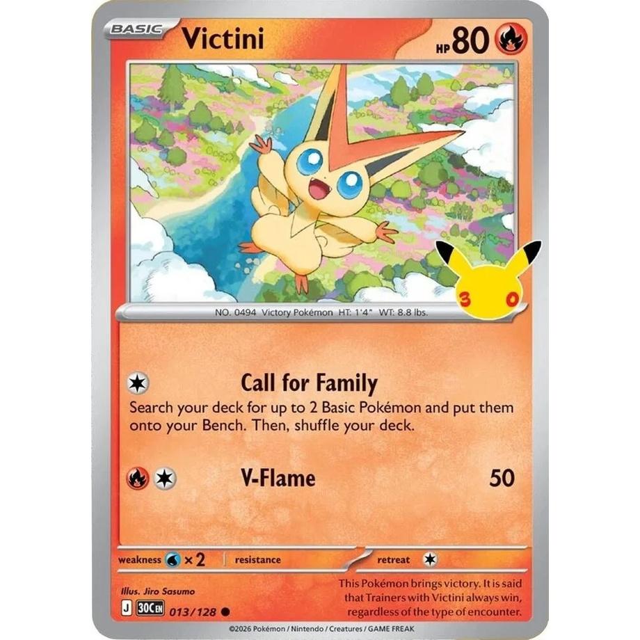 Victini - 30th Celebration (Common) [30C-13] English / Near Mint / Normal