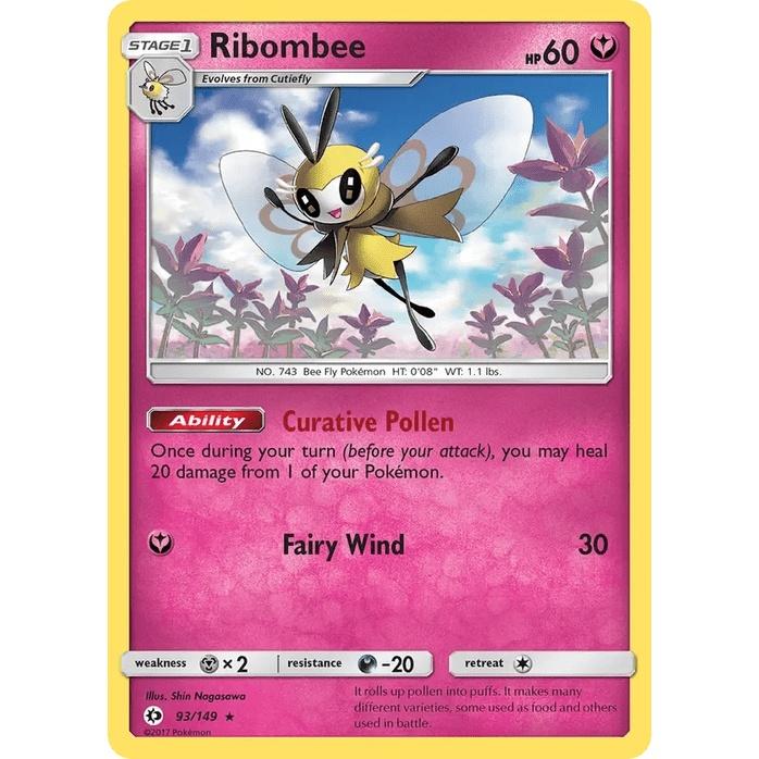 Ribombee 93/149 [Holo] - Sun & Moon Base Set (Engelsk / Near Mint)