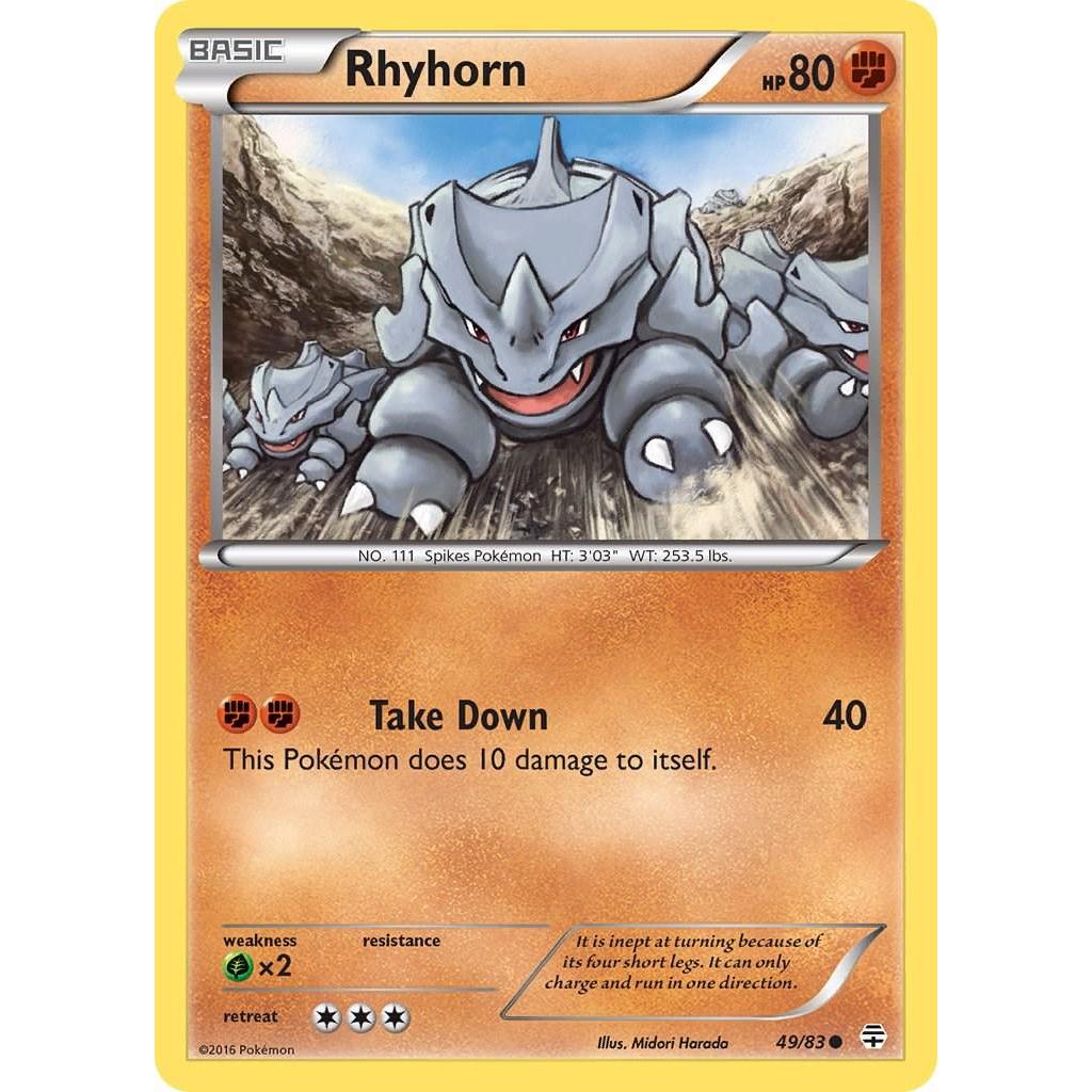 Rhyhorn 49/83 - Generations (Engelsk / Near Mint)