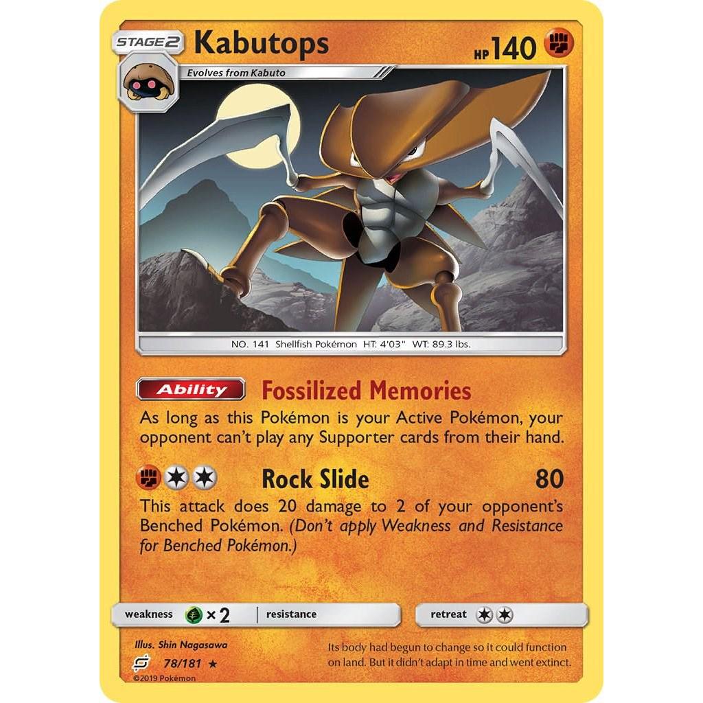 Kabutops 78/181 - Team Up (Engelsk / Near Mint)