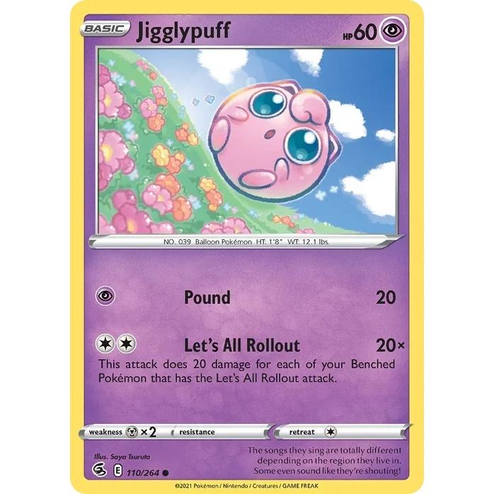 Jigglypuff - Fusion Strike (Common) [FST-110] English / Near Mint / Normal