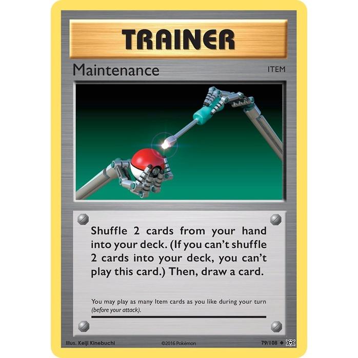 Maintenance - Evolutions (Uncommon) [EVO-79] English / Near Mint / Normal