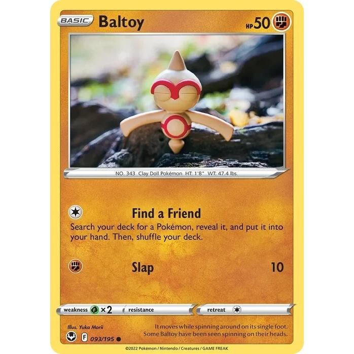 Baltoy - Silver Tempest (Common) [SIT-93] English / Near Mint / Normal