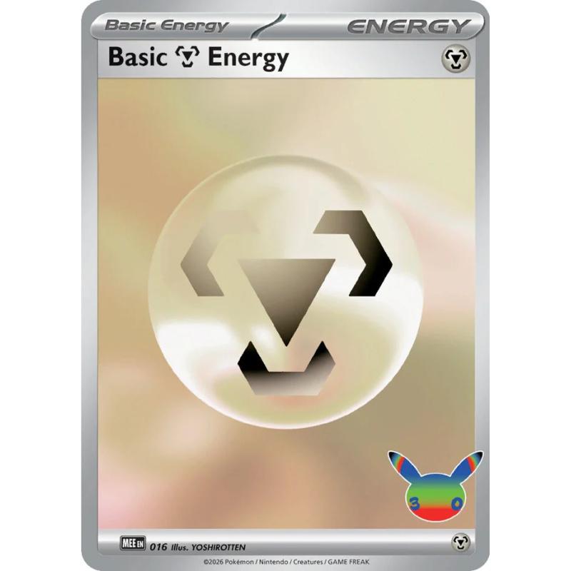 Basic Metal Energy 16/16 [Holo] - Mega Evolution Energies (Engelsk / Near Mint)