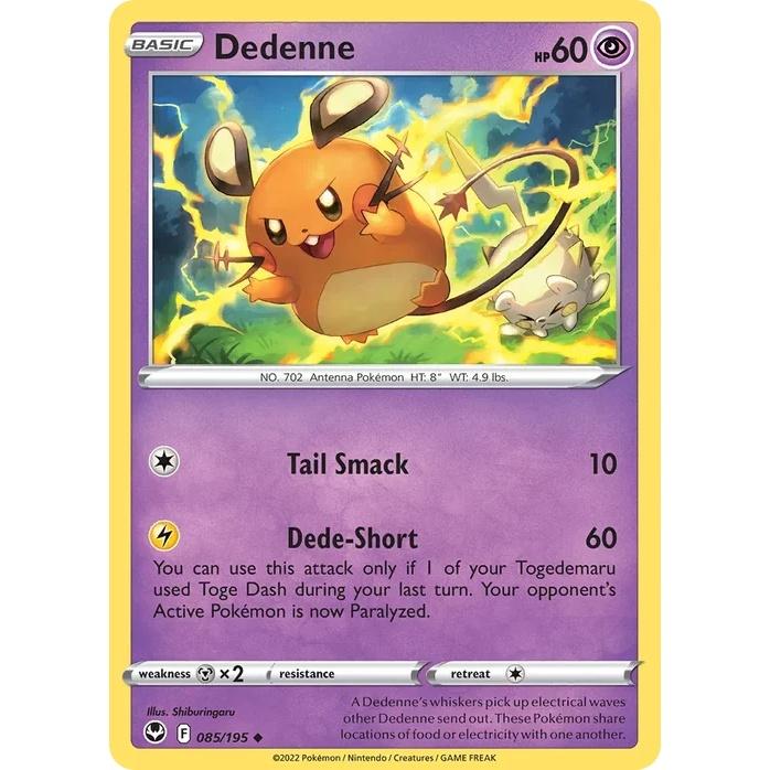 Dedenne - Silver Tempest (Uncommon) [SIT-85] English / Near Mint / Normal
