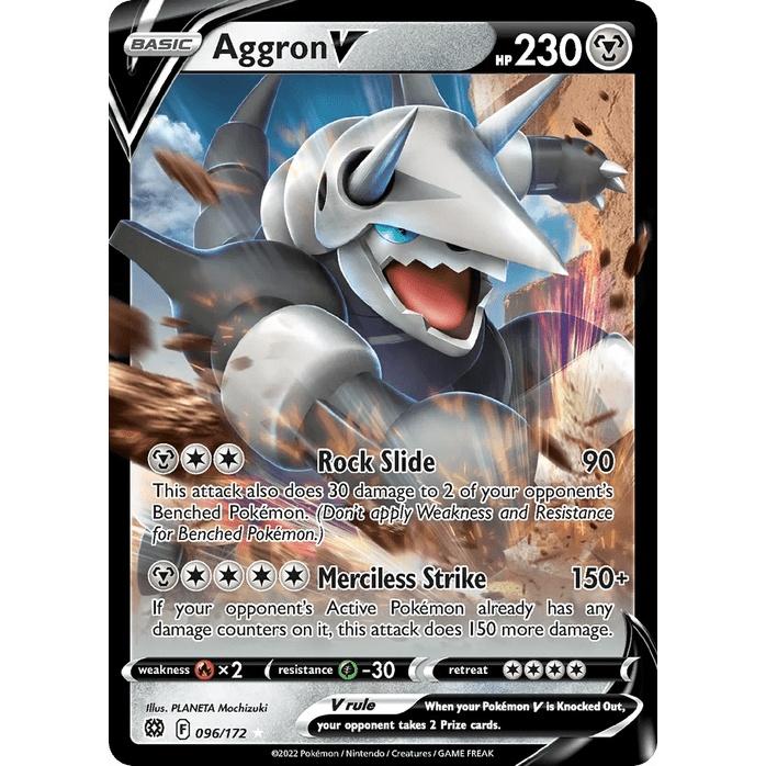 Aggron V 96/172 [Holo] - Brilliant Stars (Engelsk / Near Mint)