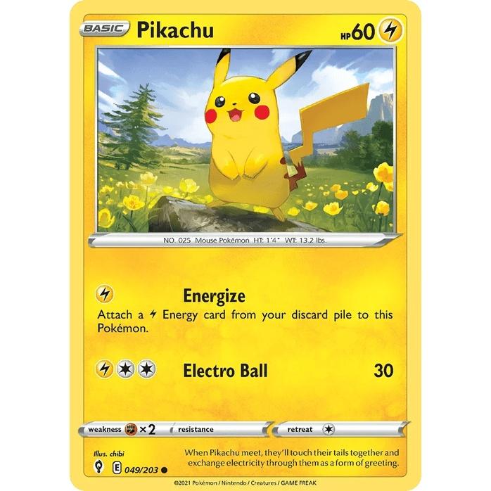 Pikachu - Evolving Skies (Common) [EVS-49] English / Near Mint / Normal