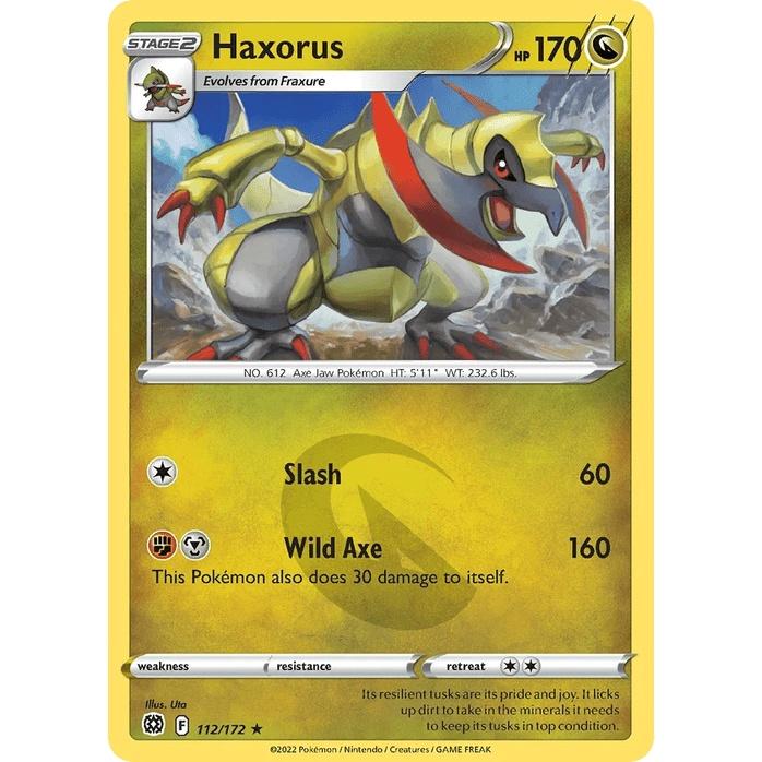 Haxorus 112/172 - Brilliant Stars (Engelsk / Near Mint)