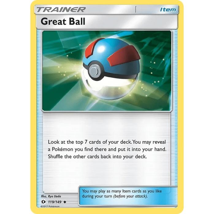 Great Ball 119/149 - Sun & Moon Base Set (Engelsk / Near Mint)