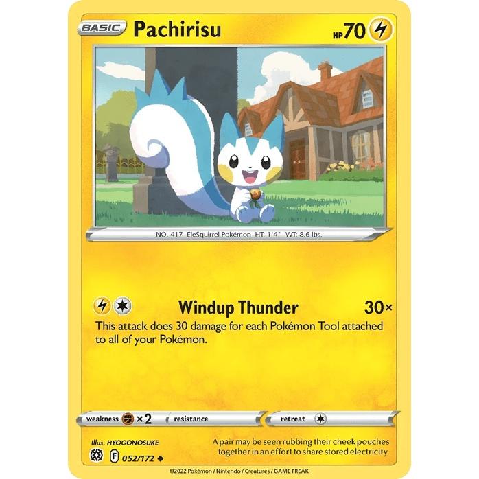 Pachirisu 52/172 - Brilliant Stars (Engelsk / Near Mint)