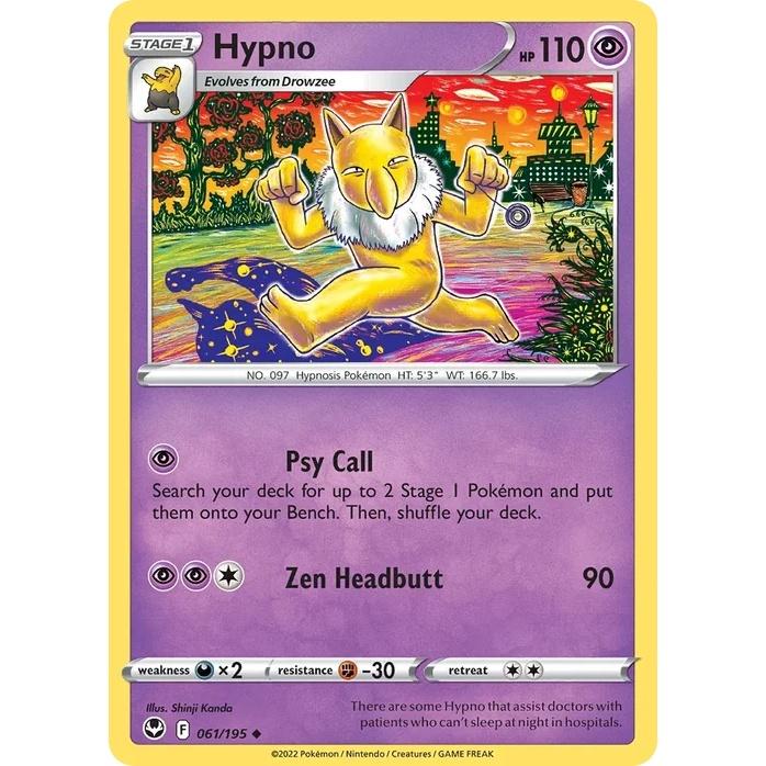 Hypno - Silver Tempest (Uncommon) [SIT-61] English / Near Mint / Normal