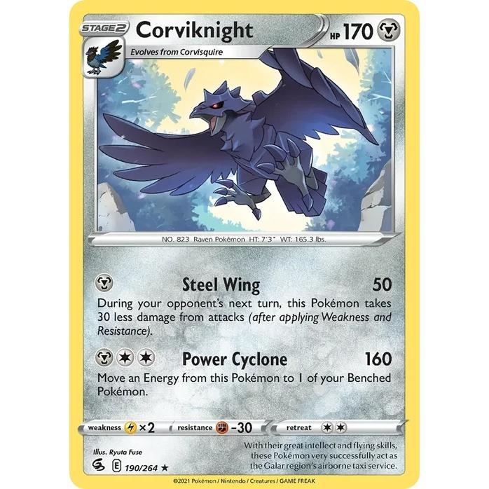 Corviknight - Fusion Strike (Rare) [FST-190] English / Near Mint / Normal
