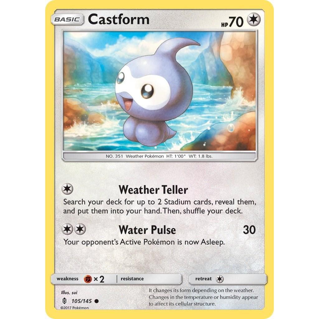 Castform 105/145 - Guardians Rising (Engelsk / Near Mint)