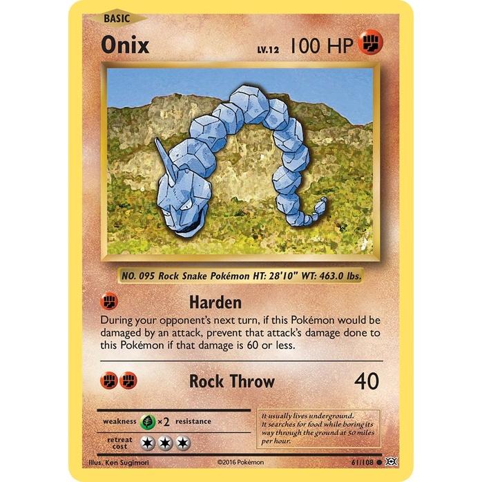 Onix - Evolutions (Common) [EVO-61] English / Near Mint / Normal