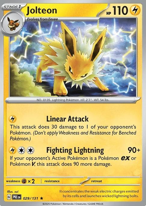 Jolteon - Prismatic Evolutions (Rare) [PRE-29] English / Near Mint / Normal