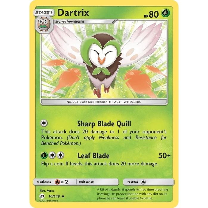 Dartrix 10/149 - Sun & Moon Base Set (Engelsk / Near Mint)
