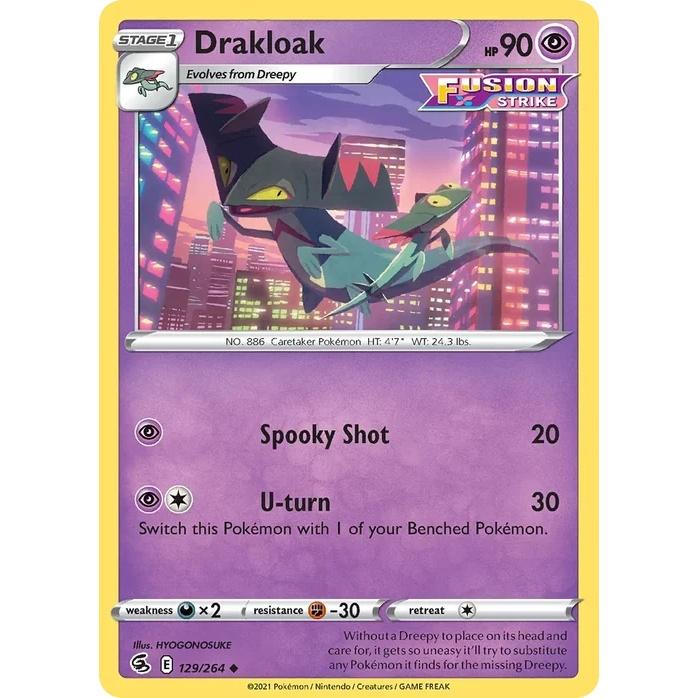 Drakloak - Fusion Strike (Uncommon) [FST-129] English / Near Mint / Normal