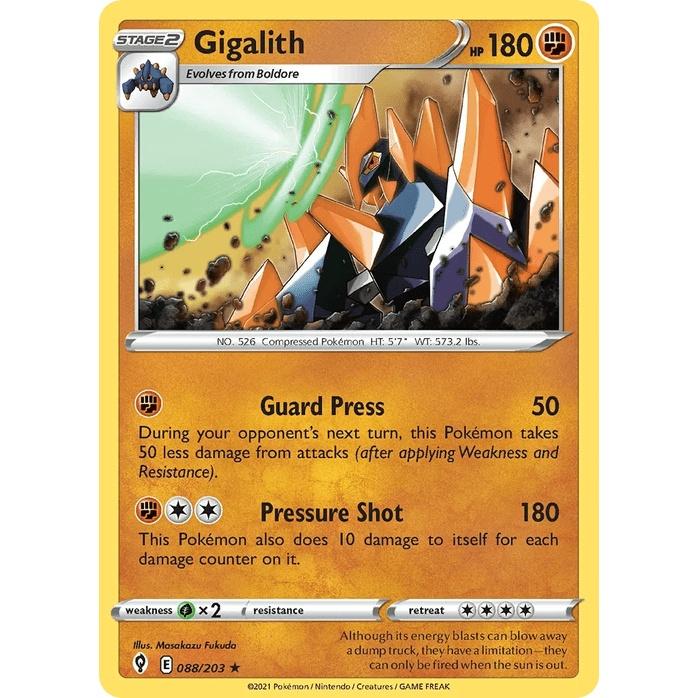 Gigalith - Evolving Skies (Rare) [EVS-88] English / Near Mint / Normal