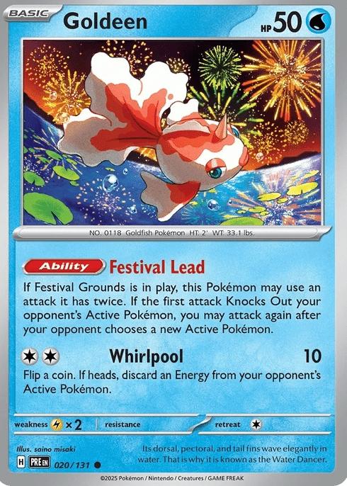 Goldeen - Prismatic Evolutions (Common) [PRE-20] English / Near Mint / Normal