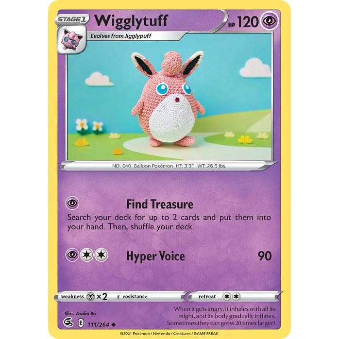 Wigglytuff - Fusion Strike (Uncommon) [FST-111] English / Near Mint / Normal