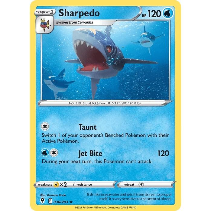 Sharpedo - Evolving Skies (Rare) [EVS-36] English / Near Mint / Normal