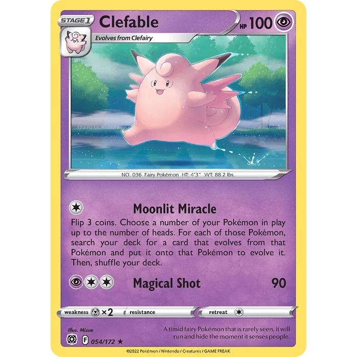 Clefable 54/172 - Brilliant Stars (Engelsk / Near Mint)