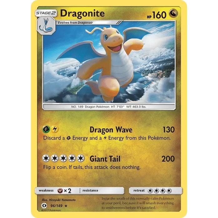 Dragonite 96/149 [Holo] - Sun & Moon Base Set (Engelsk / Near Mint)