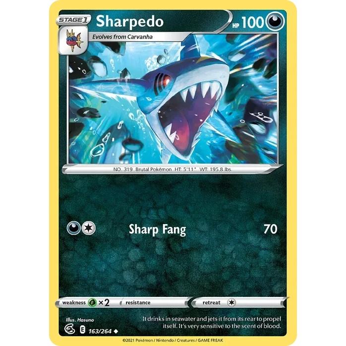 Sharpedo - Fusion Strike (Uncommon) [FST-163] English / Near Mint / Normal