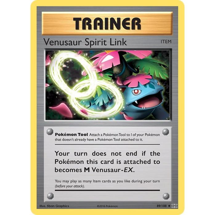 Venusaur Spirit Link - Evolutions (Uncommon) [EVO-89] English / Near Mint / Normal