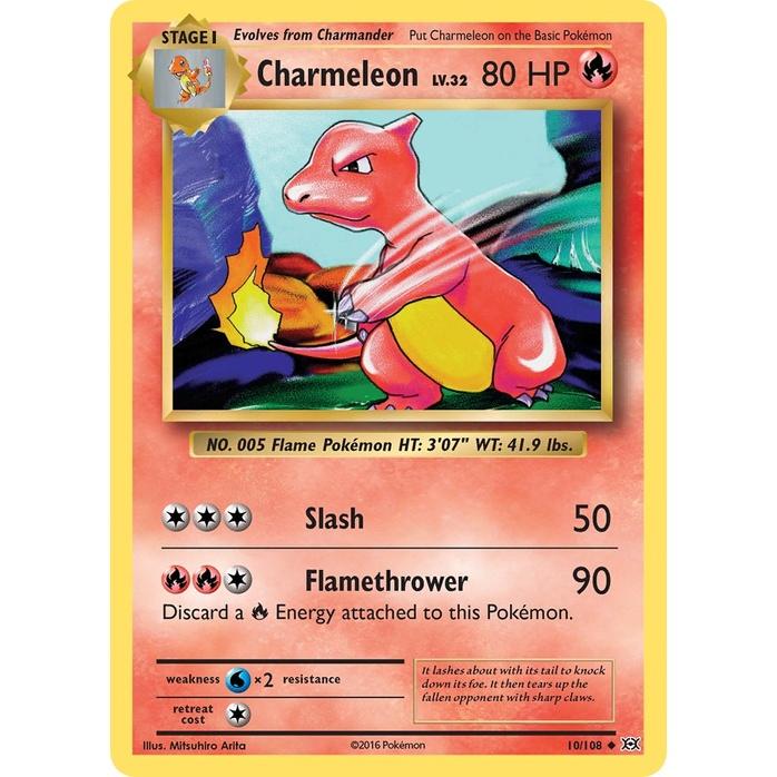 Charmeleon - Evolutions (Uncommon) [EVO-10] English / Near Mint / Normal