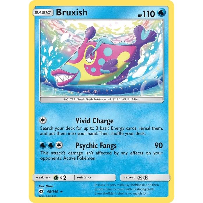 Bruxish 48/149 - Sun & Moon Base Set (Engelsk / Near Mint)