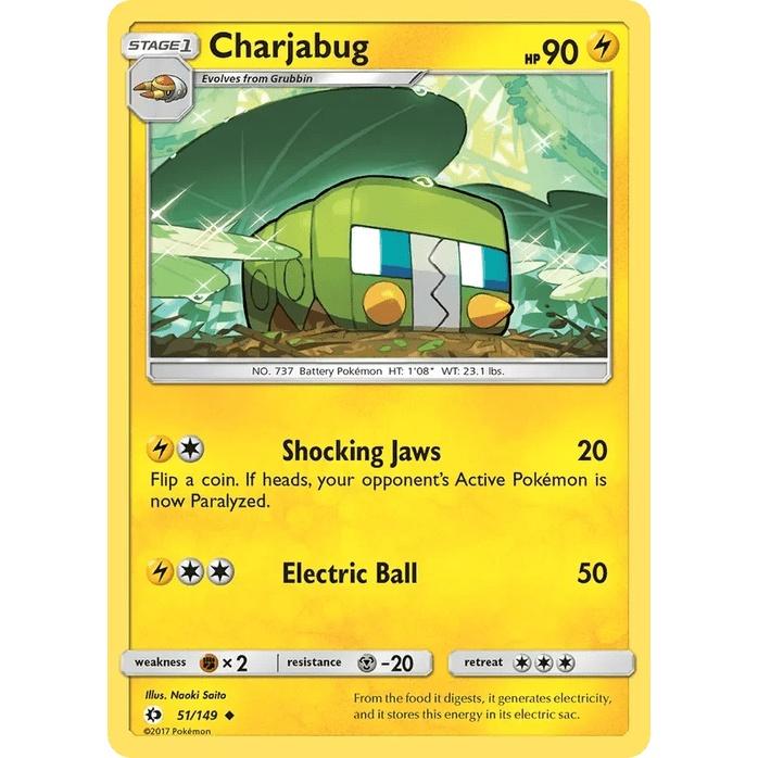 Charjabug 51/149 - Sun & Moon Base Set (Engelsk / Near Mint)